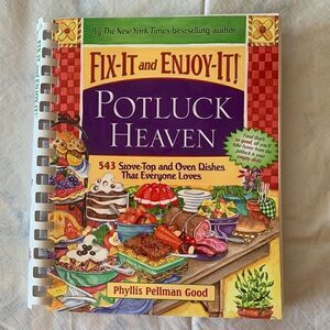 Cookbook Paperback Fix it and Enjoy it Potluck Heaven Phyllis Good